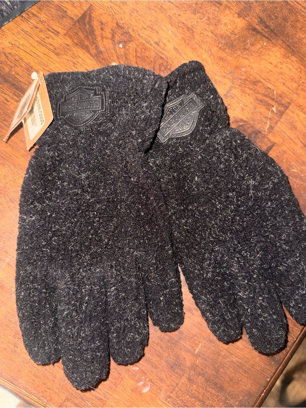 Harley-Davidson Black Fleece Knit Gloves